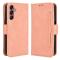  Samsung Galaxy A15 5G Fodral Med Avtagbart Kortfodral Rosa