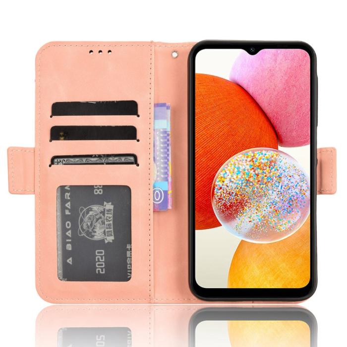 Bild 3,  Samsung Galaxy A15 5G Fodral Med Avtagbart Kortfodral Rosa