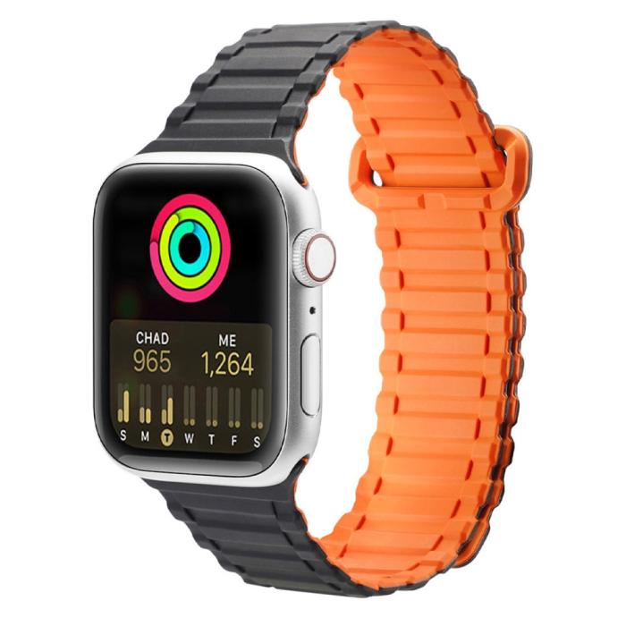 Bild 2, DUX DUCIS DUX DUCIS Apple Watch 38/40/41/42 mm mm Armband Magnetisk Silikon