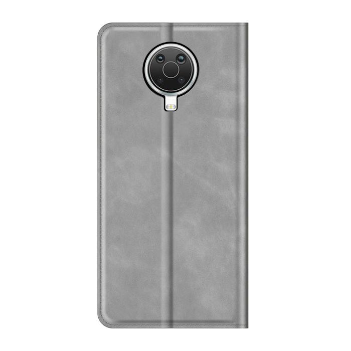 Bild 3,  Nokia G10 / G20 Fodral Skin Touch Läder Grå