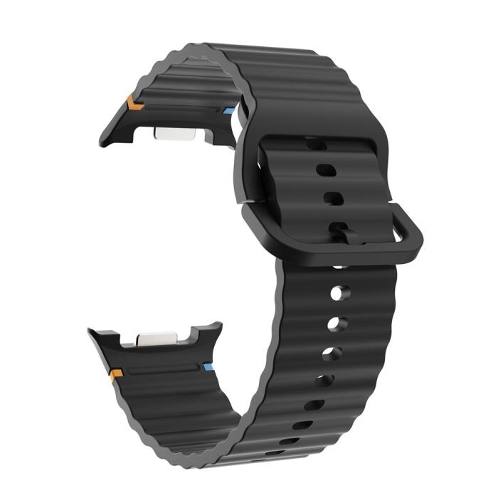 Bild 2, KALEBOL KALEBOL Galaxy Watch 8 46/44/40 mm Armband Wave Svart