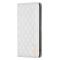 BINFEN BINFEN iPhone 16 Pro Fodral Diamond Flip Läder Vit