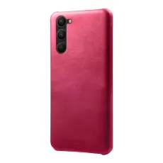 KSQ KSQ Samsung Galaxy S23 Plus Skal L&auml;derbelagt Rosa