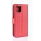  iPhone 11 Fodral Litchi Läder Röd