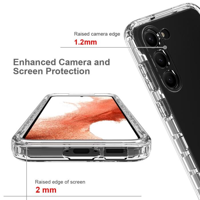 Bild 6,  Samsung Galaxy S23 Skal Shockproof Hybrid Transparent
