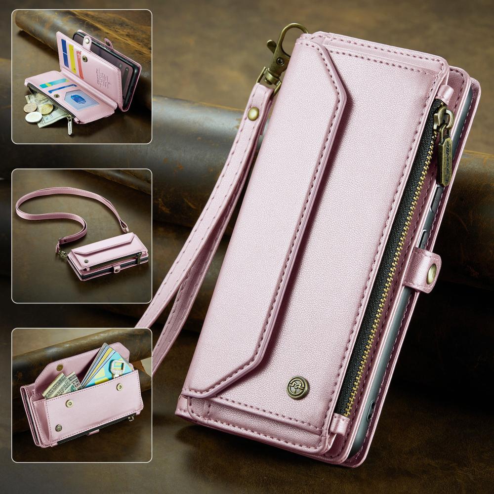 CASEME CASEME Google Pixel 10/10 Pro / 9/9 Pro Fodral Läder Rosa