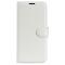  Samsung Galaxy S24 Ultra Fodral Läder Litchi Vit