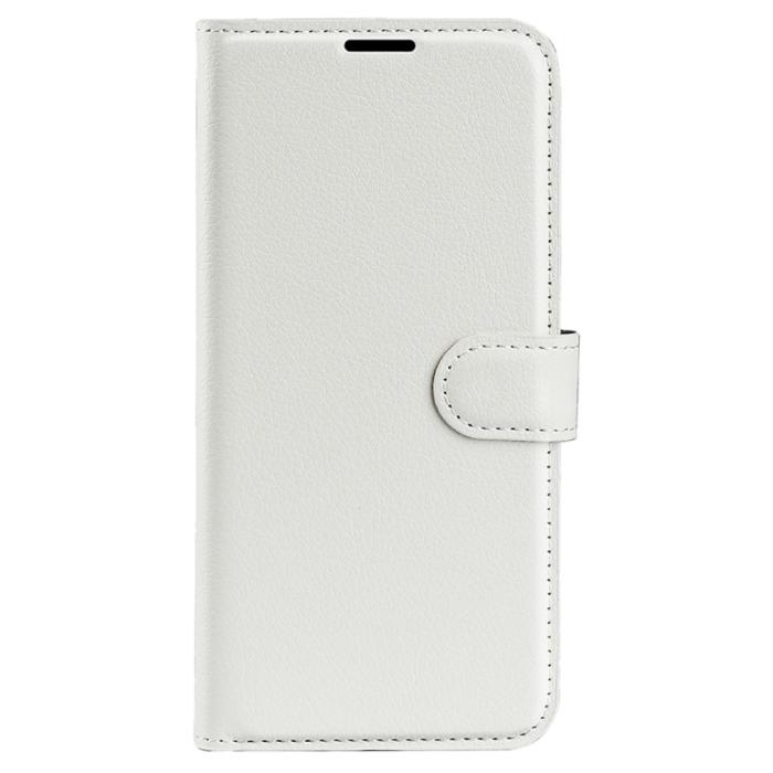 Bild 5,  Samsung Galaxy S24 Ultra Fodral Läder Litchi Vit