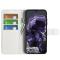  Google Pixel 8A Litchi Läder Fodral Vit