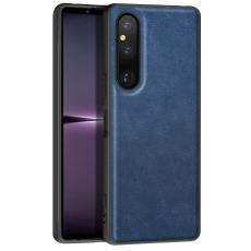  Sony Xperia 1 V Skal Retro L&auml;der Bl&aring;
