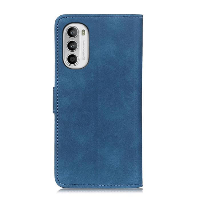 Bild 3, KHAZNEH KHAZNEH Motorola Moto G52/G82 Fodral Retro Läder Blå