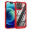  iPhone 15 Pro Max Skal Armor Shockproof Hybrid Röd