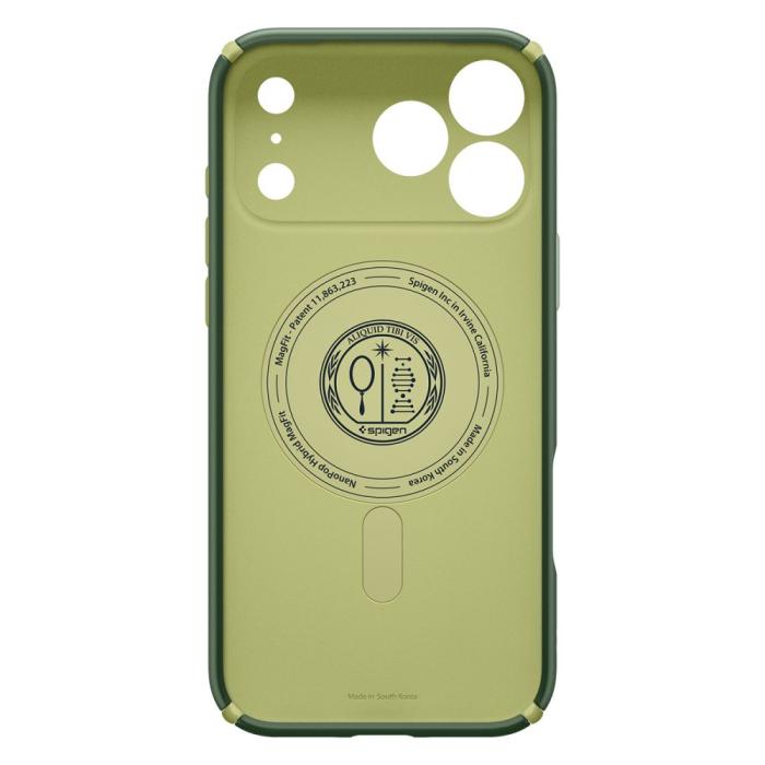 Bild 3, Spigen Spigen iPhone 17 Pro Skal MagSafe Nano Pop Avo Green