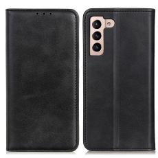  Samsung Galaxy S22 Plus Fodral Flip Split L&auml;der Svart