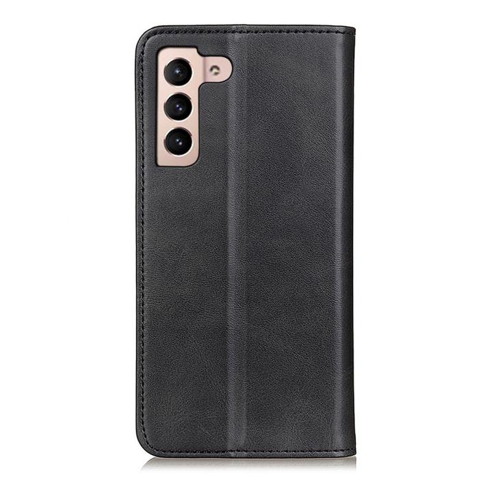 Bild 3,  Samsung Galaxy S22 Plus Fodral Flip Split Läder Svart