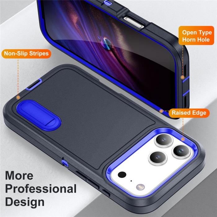 Bild 4,  iPhone 17 Pro Max Skal Extreme Shockproof Hybrid Blå