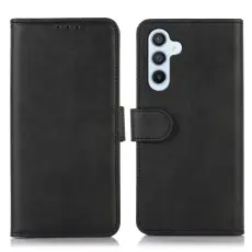  Samsung Galaxy A25 5G Fodral L&auml;der Svart