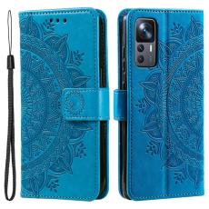  Xiaomi 12T / 12T Pro Fodral Mandala L&auml;der Bl&aring;