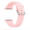  Silikon Armband Apple Watch 42/41/40/38 mm - Ljus Rosa