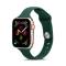  Silikon Armband Apple Watch 42/41/40/38 mm - Mörk Grön