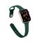  Silikon Armband Apple Watch 42/41/40/38 mm - Mörk Grön