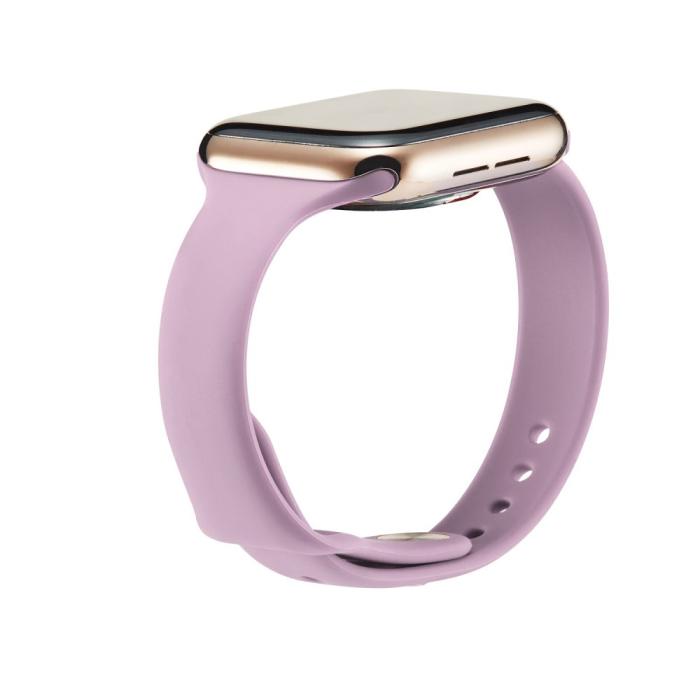 Bild 3,  Silikon Armband Apple Watch 42/41/40/38 mm - Lila