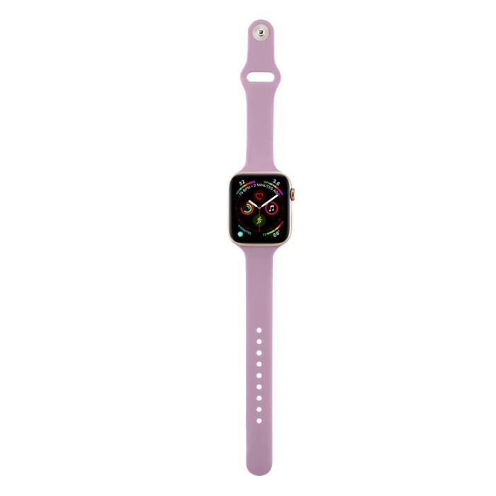 Bild 4,  Silikon Armband Apple Watch 42/41/40/38 mm - Lila