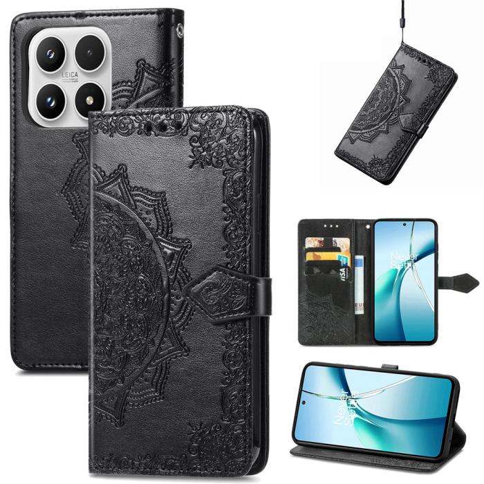 Bild 5,  Xiaomi 17 Fodral Läder Mandala Svart