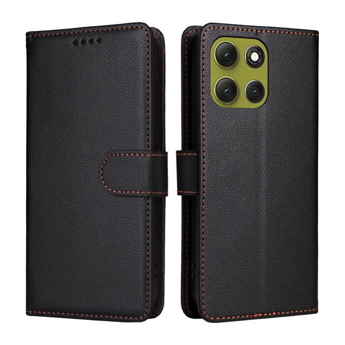 Bild 2,  Motorola Moto G86 Power / G86 5G Fodral Läder Svart