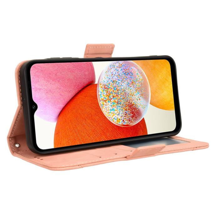 Bild 4,  Samsung Galaxy A15 5G Fodral Med Avtagbart Kortfodral Rosa