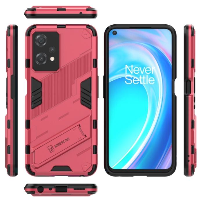 Bild 2,  OnePlus Nord CE 2 Lite 5G Skal Hybrid Armor Kickstand Rosa