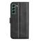  Samsung Galaxy S23 Plus Fodral Solid Läder Svart
