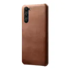 KSQ KSQ Samsung Galaxy S23 Plus Skal L&auml;derbelagt Brun