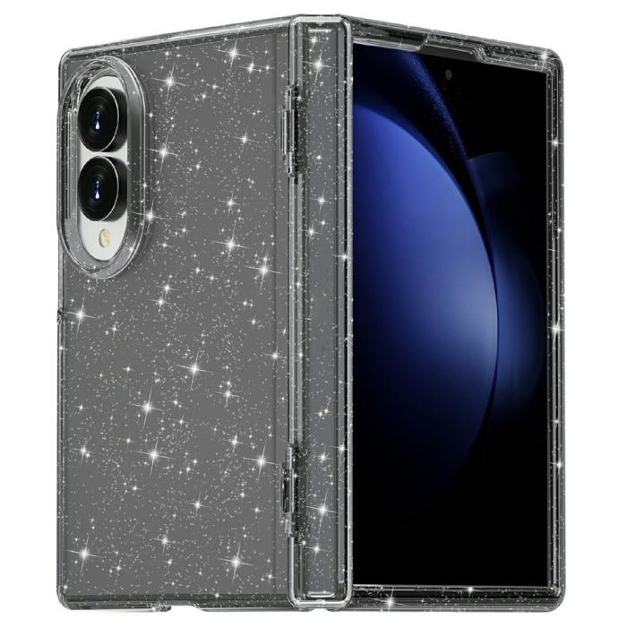 Bild 2,  Samsung Galaxy Z Fold 8 Skal Glitter TPU Svart