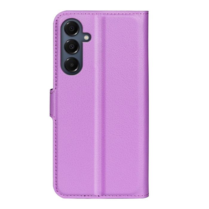 Bild 3,  Samsung Galaxy A17 Fodral Litchi Läder Lila