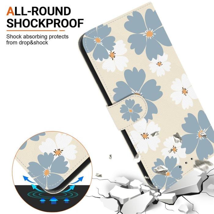 Bild 6,  Honor 400 Smart Fodral Läder Blue Daisy