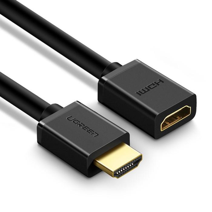 Bild 2, UGREEN Ugreen HDMI(hona) - HDMI(hane) 50cm kabel 4K 340 Mhz Svart