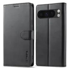 LC.IMEEKE LC.IMEEKE Google Pixel 10 Pro XL Fodral L&auml;der Svart