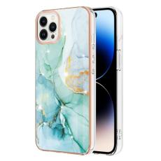  iPhone 14 Pro Skal Marmor Electroplate TPU