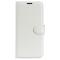  Google Pixel 8A Litchi Läder Fodral Vit