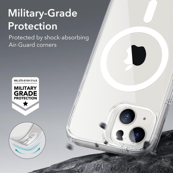 Bild 4, ESR ESR iPhone 13 / 14 Skal CH MagSafe HaloLock Transparent