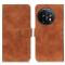 KHAZNEH KHAZNEH OnePlus 11 5G Fodral Retro Läder Brun