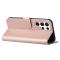  Samsung Galaxy S23 Ultra Fodral Solid Läder Roséguld