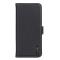 KHAZNEH KHAZNEH Xiaomi Redmi 10 5G Fodral Litchi Äkta Läder Svart