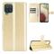  Samsung Galaxy A12 - Crazy Horse Fodral - Guld
