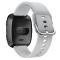  Silikon Armband Fitbit Versa/Versa 2 - Grå