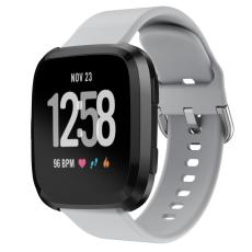  Silikon Armband Fitbit Versa/Versa 2 - Gr&aring;