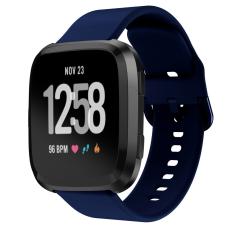  Silikon Armband Fitbit Versa/Versa 2 - M&ouml;rk Bl&aring;