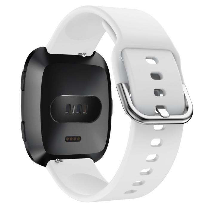 Bild 2,  Silikon Armband Fitbit Versa/Versa 2 - Vit