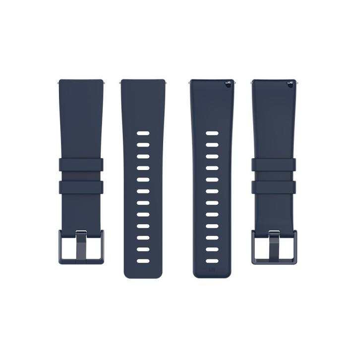 Bild 5,  Silikon Armband Fitbit Versa 2/Versa Lite - Mörk Blå